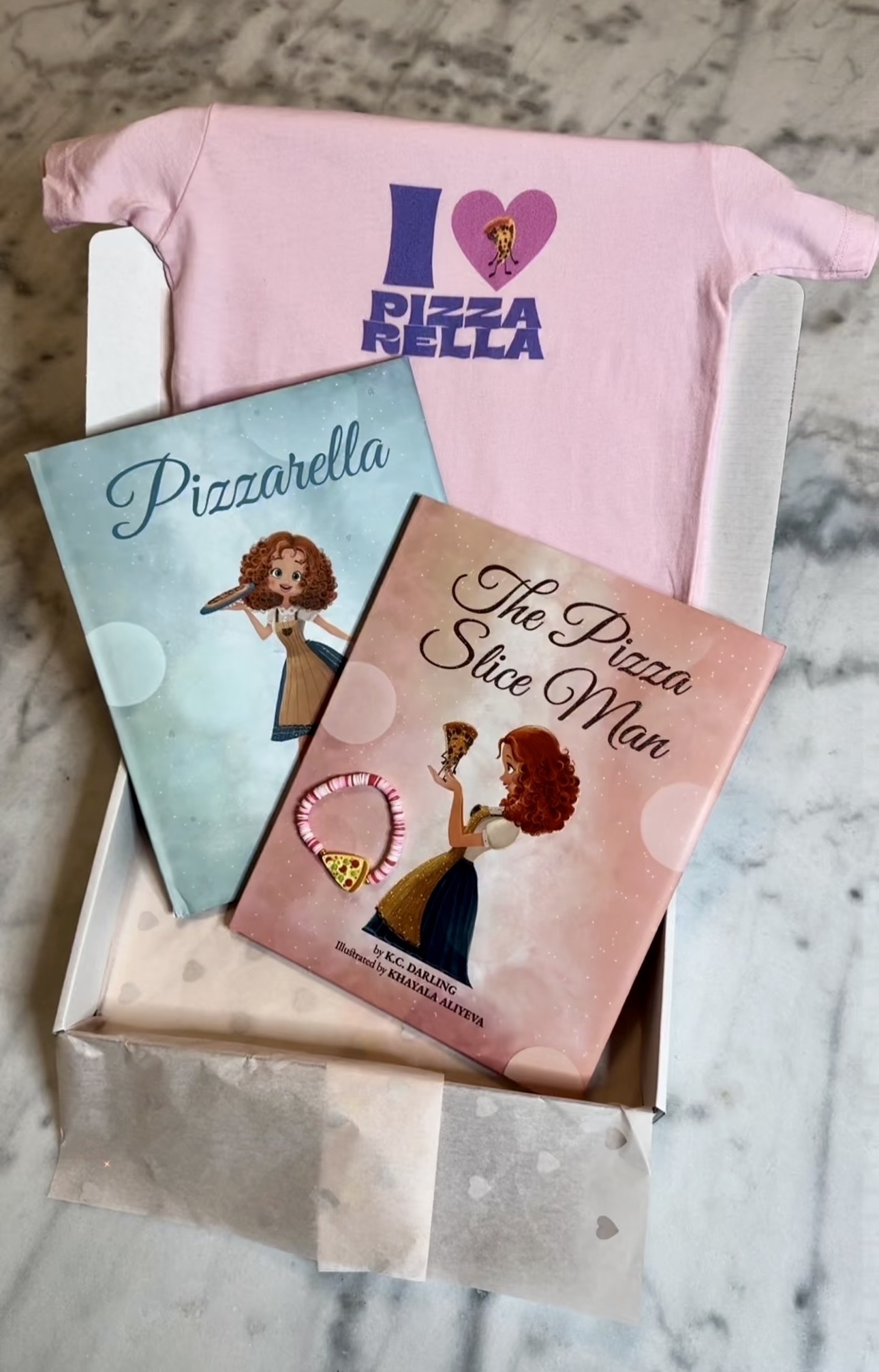 Darling Books bundle with two books, bracelet, and shirt